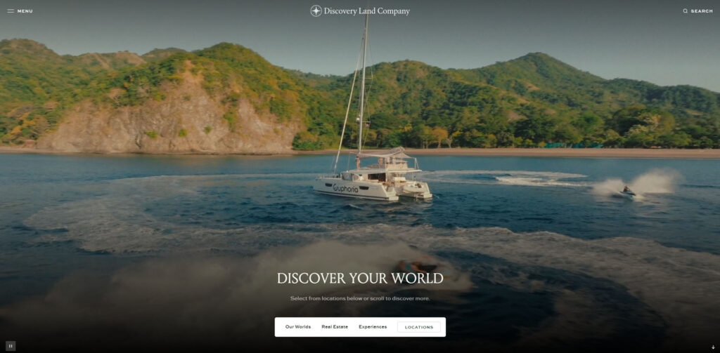 Fuente: Referente de diseño digital - Discovery Land Co.